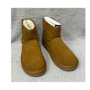 Koolaburra Women's Tan Suede Koola Mini II Boots Size 9 NIB #66043